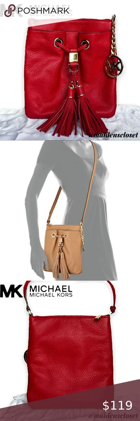 camden leather crossbody michael kors|women michael kors crossbody bag.